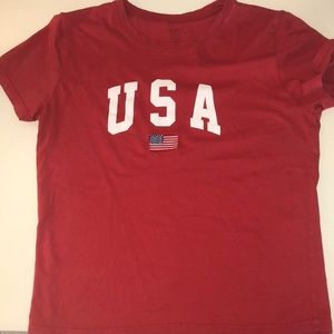 Red USA tee shirt